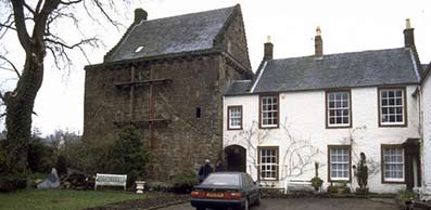 the tower of Abbot Hunter in Mauchline, Ayrshire