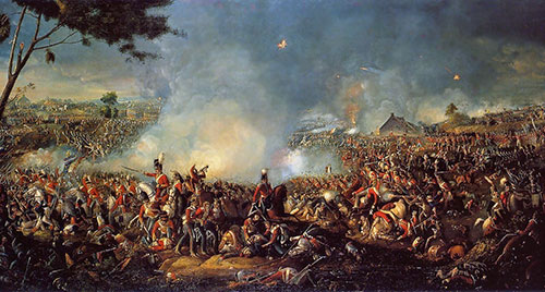 famous painting of the Battle of Waterloo