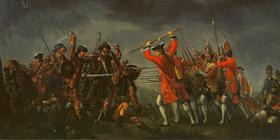 painting of the battle of Culloden