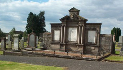 the family grave of James Hunter of Glenapp
