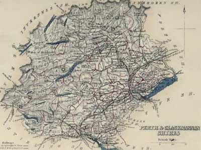 map of Perthshire