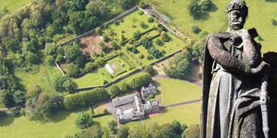 a picture showing the walled garden